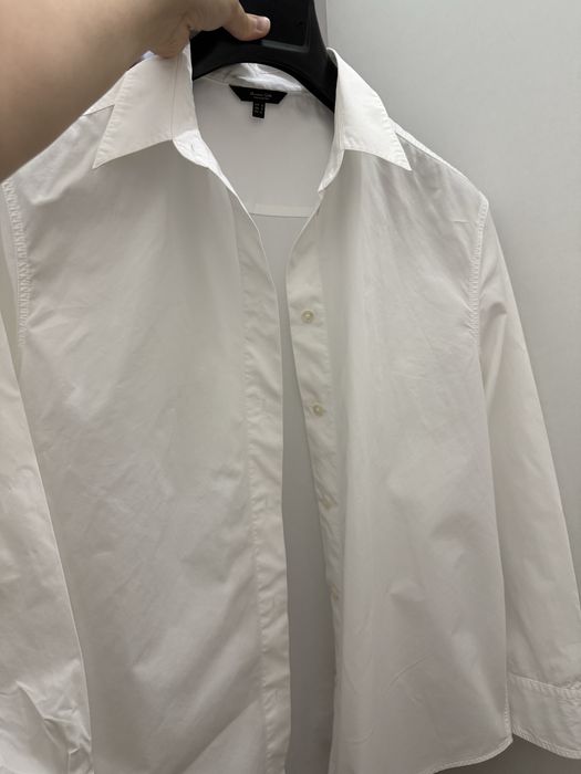 Продам белую классическую рубашку massimo dutti