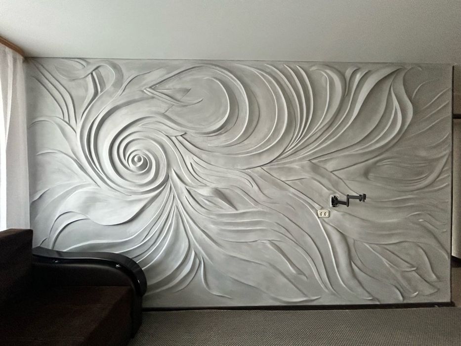 Барельеф.Скала.Обьемное панно.Скульптор.