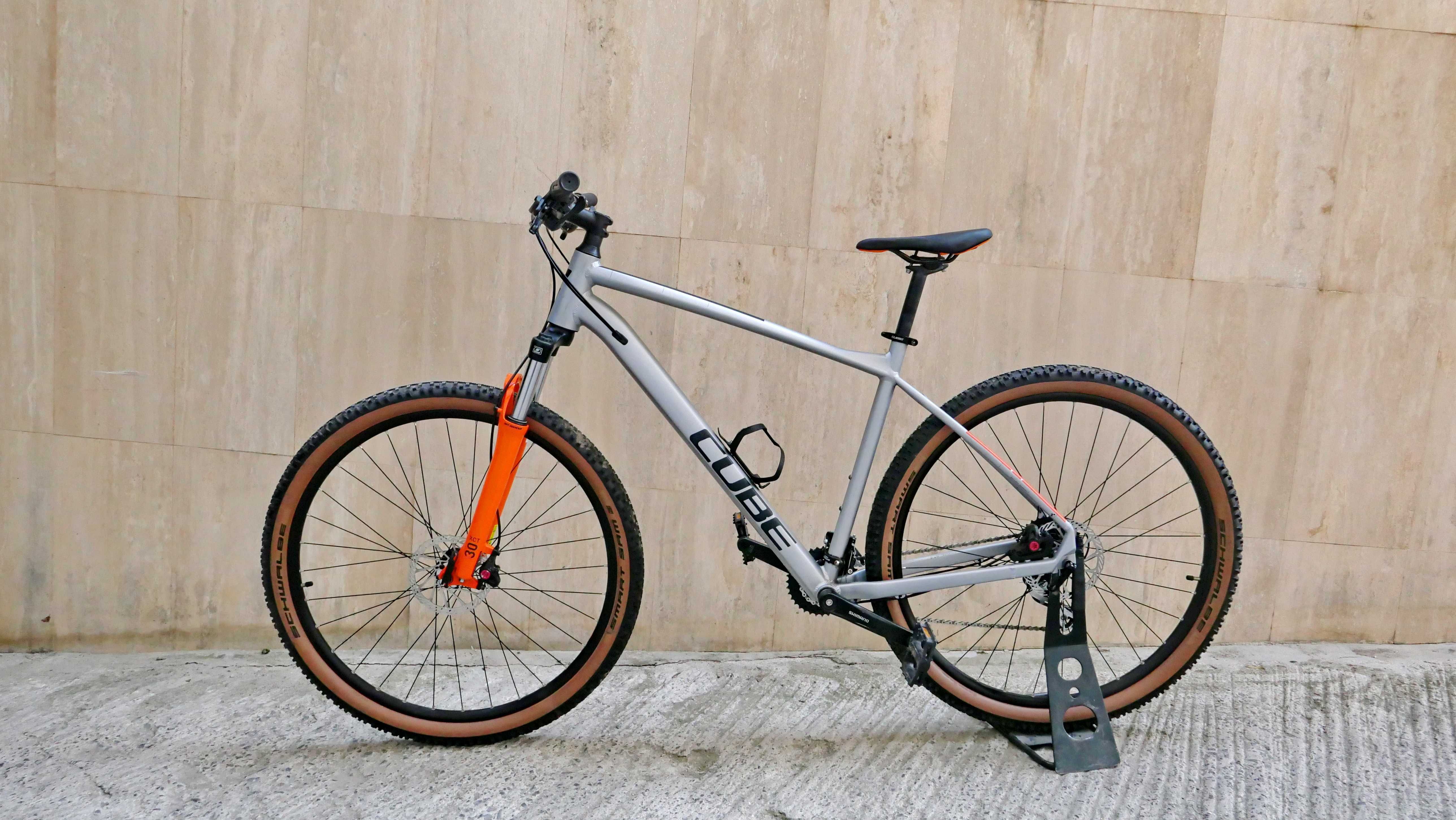 Cube Aim Race, 29 XL, Suntour 100 мм, 2x8 скорости, дискови спирачки