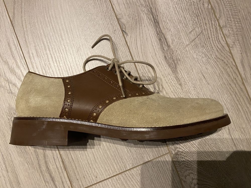 Vand pantofi piele Massimo Dutti stil vintage 250 lei