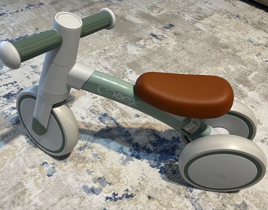 Bicicletă fără pedale, Momi Tedi, + 12 luni, Verde