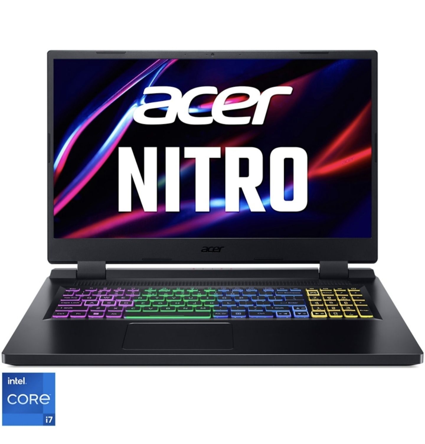 Acer Nitro 17 инча  RTX4060 i7 QHD 16gb gaming laptop геймърски лаптоп