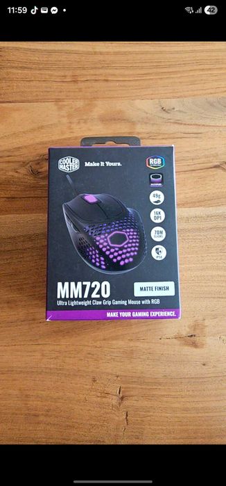 Геймърска Мишка Cooler Master MM720 - НЕРАЗОПАКОВАНА