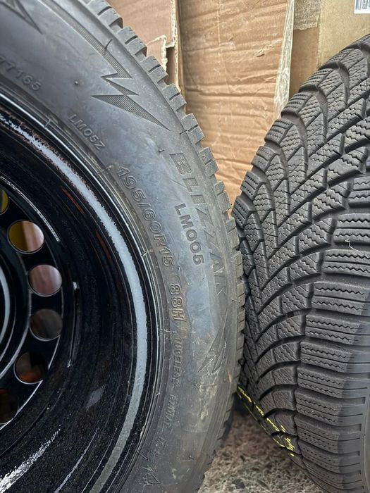 Anvelope si jante Opel 195 60 R15 Bridgestone lm05 in garanție