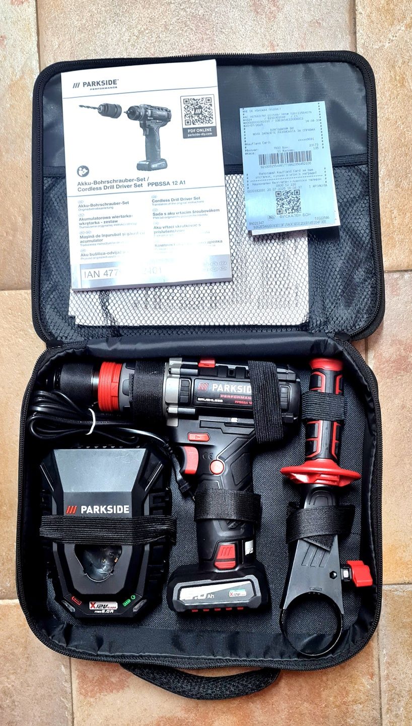 Parkside Performance Винтоверт  PPBSSA 12 A1, 12v A1