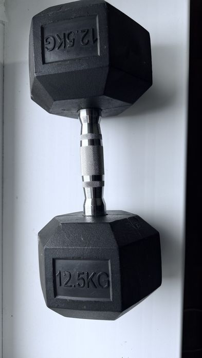 Продам гантели 2 шт * 12.5 кг (новые)