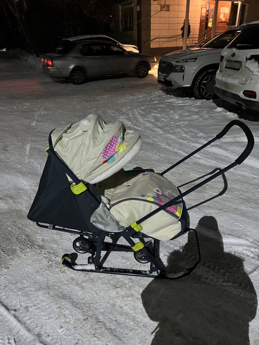 Санки коляска для малышей