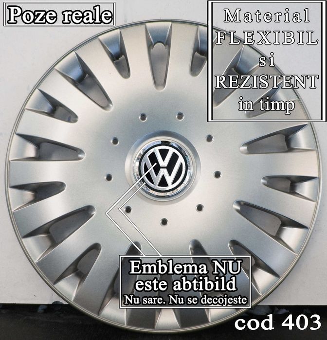 Capace roti 16 Volkswagen - Livrare cu verificare