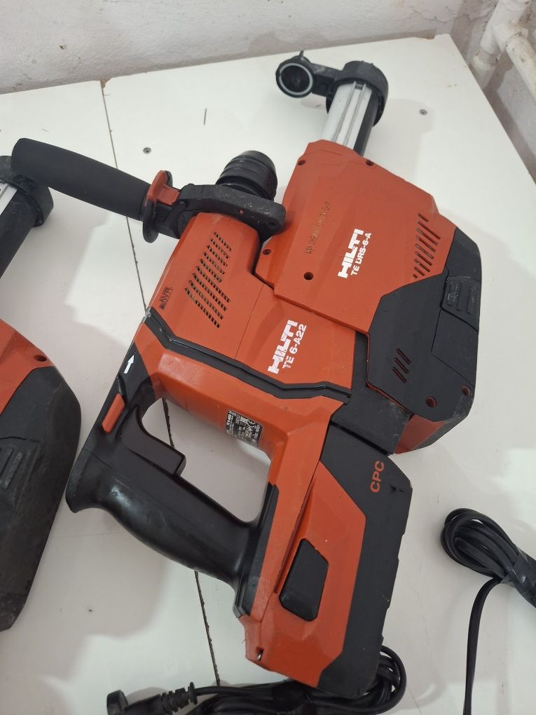 Rotopercutor Hilti TE 6A22 cu aspirator 8Ah