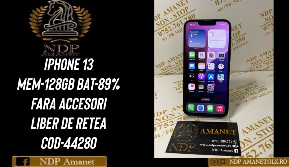 NDP Amanet Braila Iphone 13 128gb (44280)