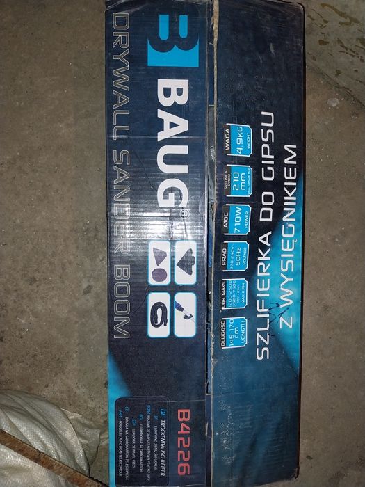 Гаранционен жираф за шлайфане Baug близо до нов с 2 глави и LED