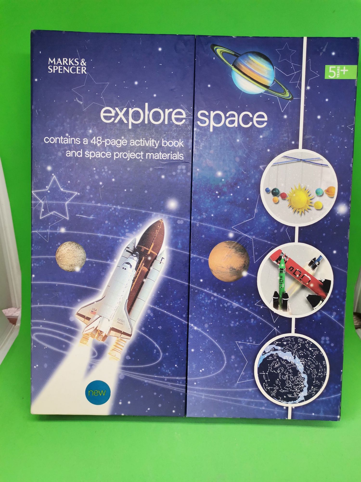 Joc spațial de construcție și educativ Explore Space. Kit de asamblare