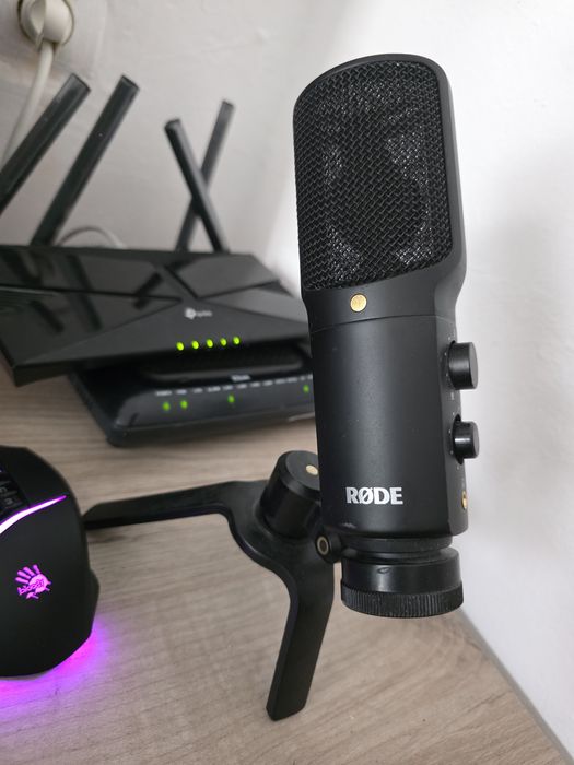 Microfon  Rode NT- USB pentru podcast, birou, conferințe, gaming