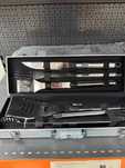 Set tacâmuri grătar inox cu husă - 119 RON