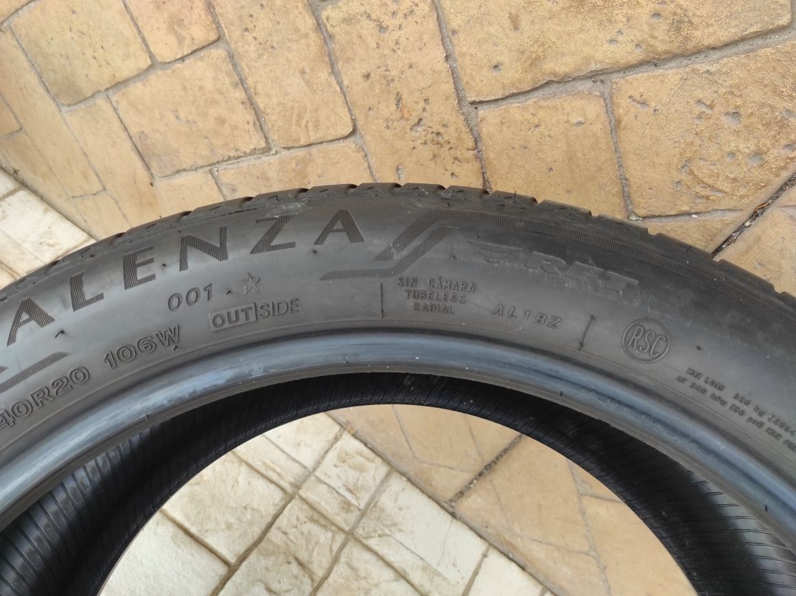 2 бр.летни гуми Michelin 285/40/20 и 2 бр. Bridgestone 275/40/20