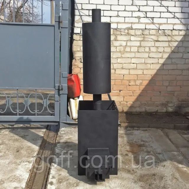 Печь в баню с баком для воды