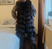 I will sell a vest made of natural sheepskin