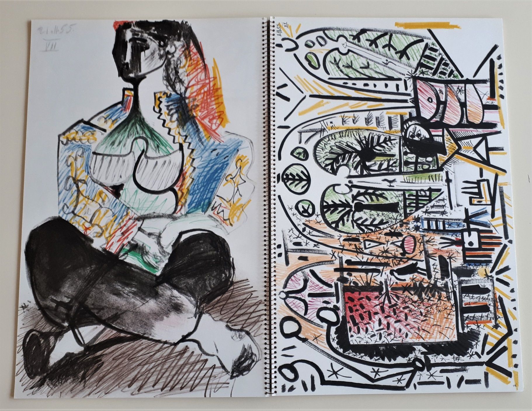 Pablo Picasso- Carnet de Californie 1959 - 39 Litografii Picasso/Mourl