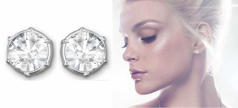 Swarovski оригинални дамски обеци