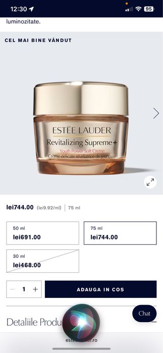 Vand crema antirid, Estee Lauder
