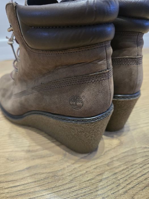 Timberland/Replay Оригинални дамски боти естествена кожа 39/ 37 номер