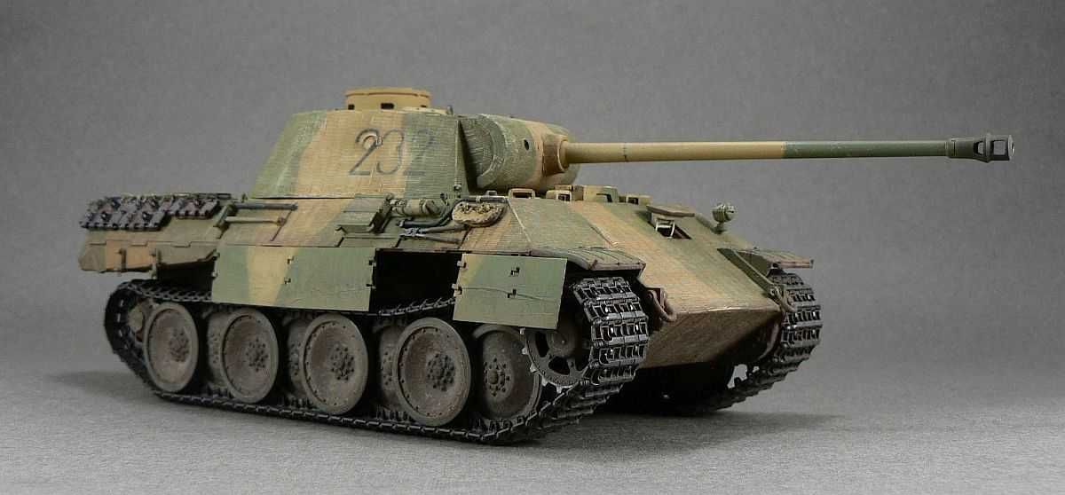 Сборная модель немецкого среднего танка Pz.kpfw. V Panther Ausf.A