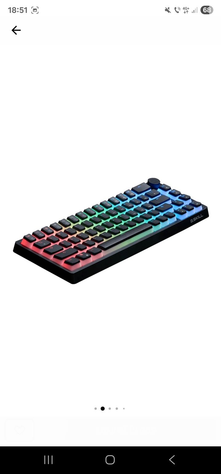 Tastatură RBG cu fir