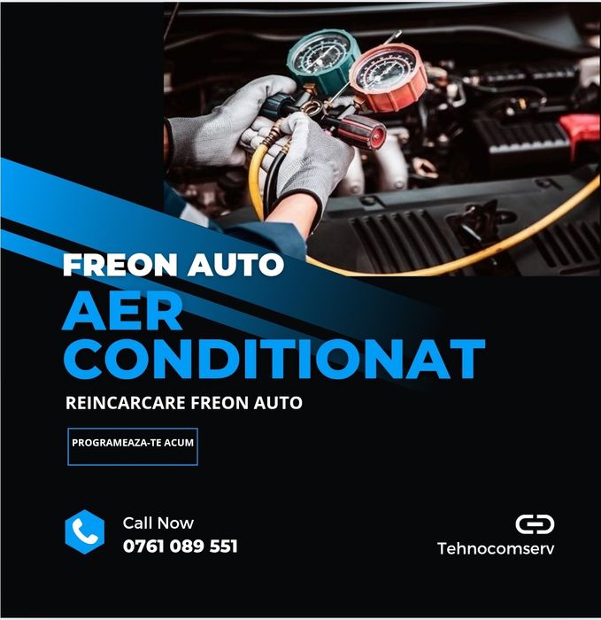 Incarcare Freon Auto, freon ecologic, freon pentru utilaje agricole