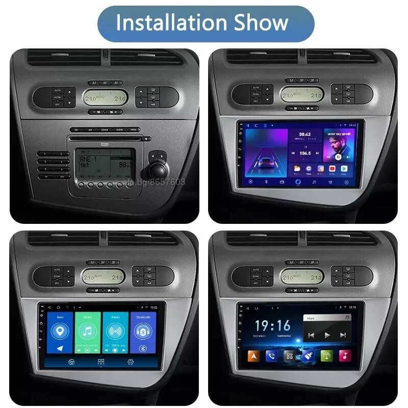 Мултимедия SEAT LEON Android навигация СЕАТ ЛЕОН  андроид + камера