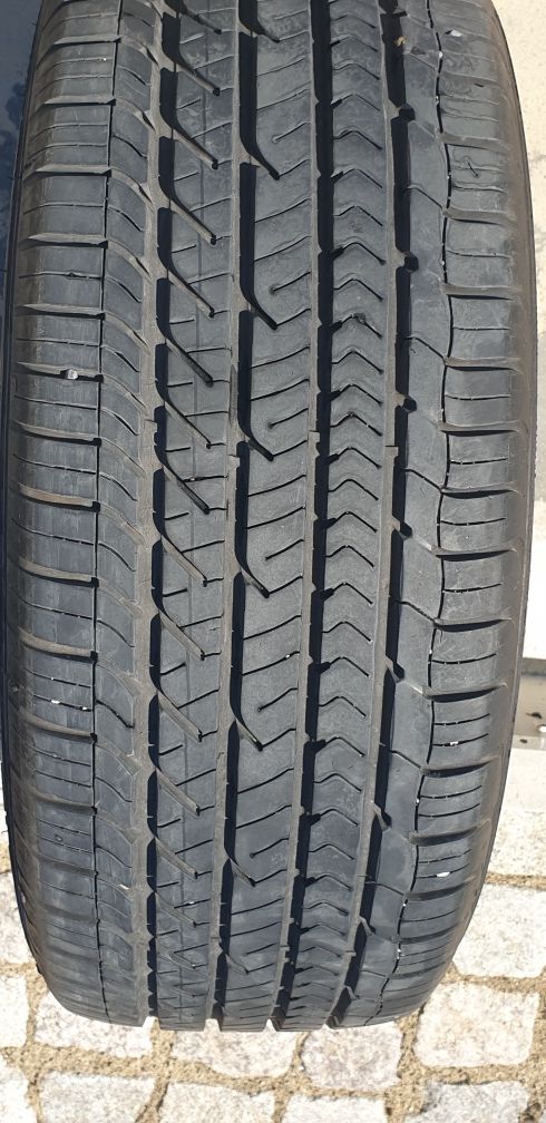 4 броя оригинални джанти VW Tiguan  17" 5x112 с летни гуми.