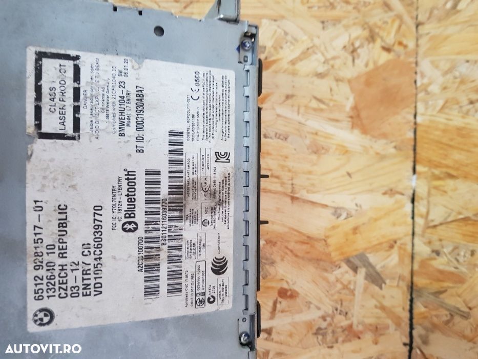 Radio CD Professional Bmw F30 F31 F32 F20 F21 Cod