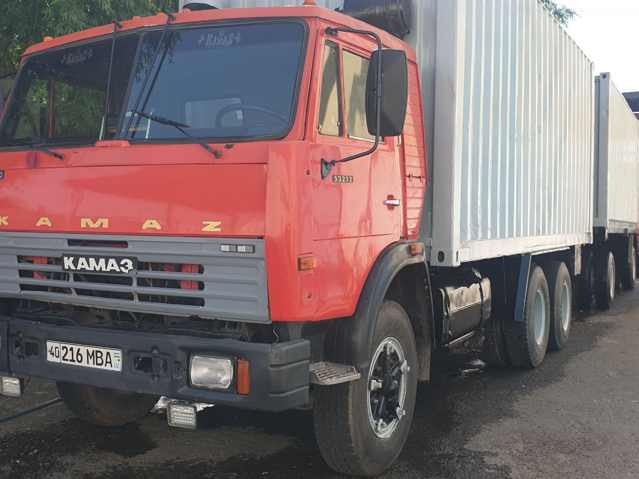Камаз прицепи билан