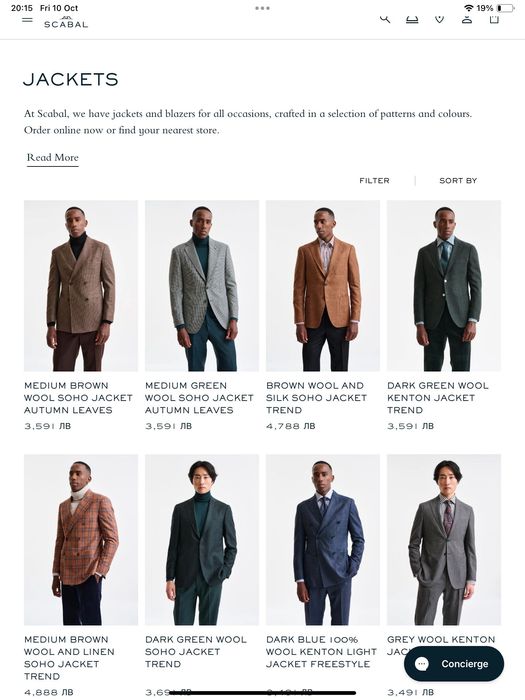 Scabal-оригинално сако 50-52л