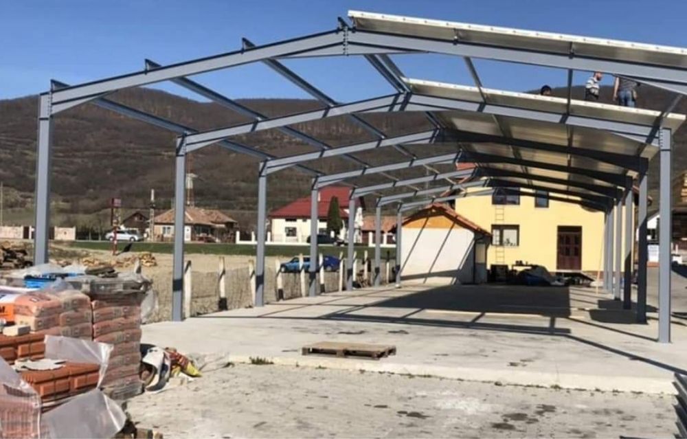 Hala pe structura metalica service 2 piste