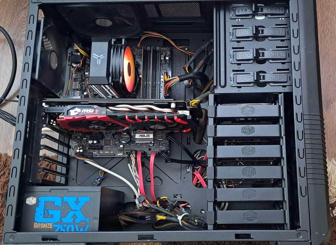 PC Gaming i5 8500/GTX 1060-3GB/16 GB DDR4/SSD+HDD/GTA5/CS GO,etc