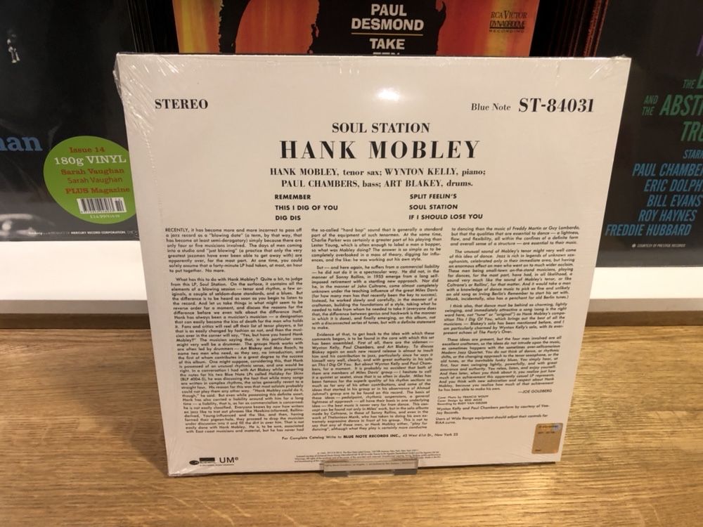 Hank Mobley - Soul Station (LP, Album, RE, 180) - Jazz Collection