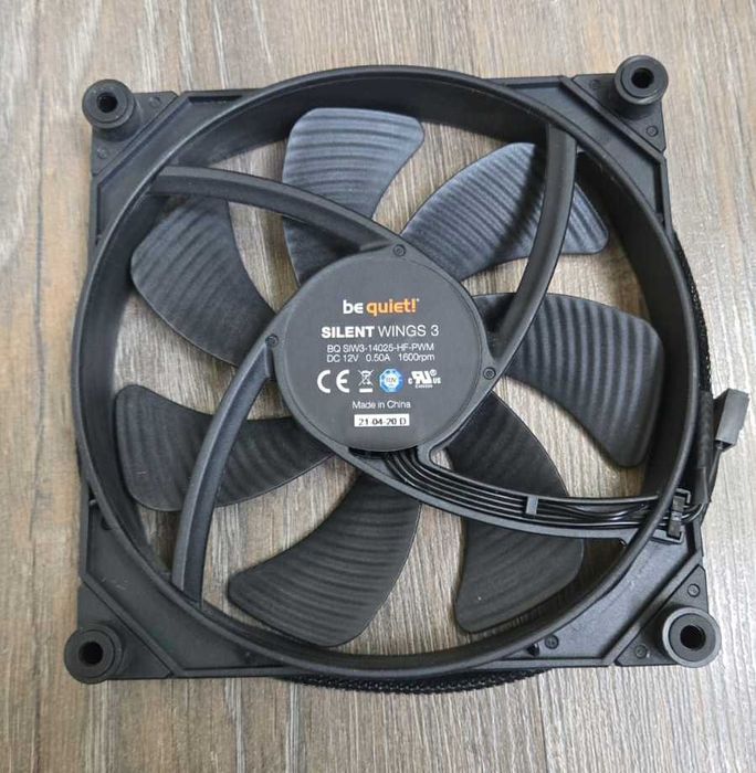 Вентилятор be quiet silent wings 3 pwm high speed