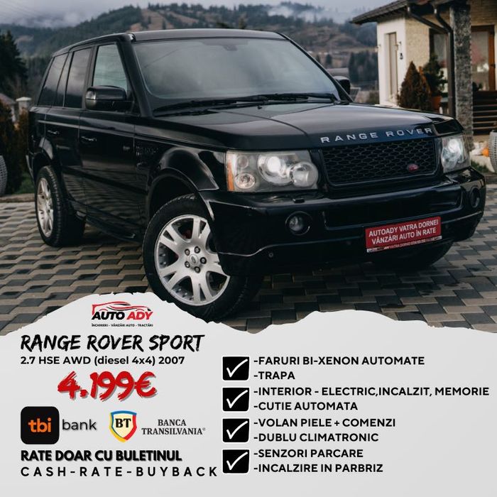 Range Rover 2.7 Diesel AWD POSIBILITATE RATE