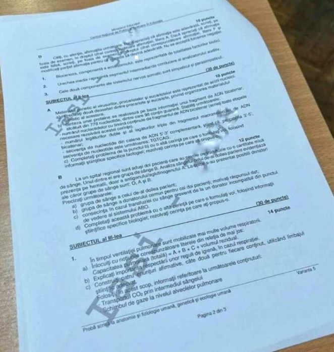 pregatire Biologie Bac