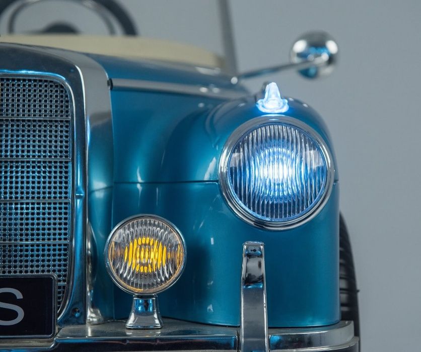 Masinuta electrica pentru copii Mercedes 300S OldTimer NOUA #Albastru