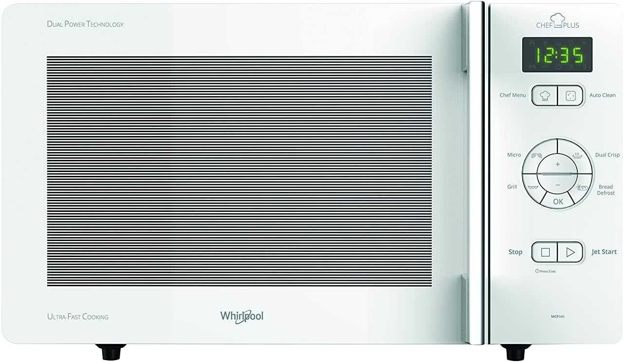 Микровълнова фурна с грил Whirlpool Chef Plus 25L (MCP 345 WH)
