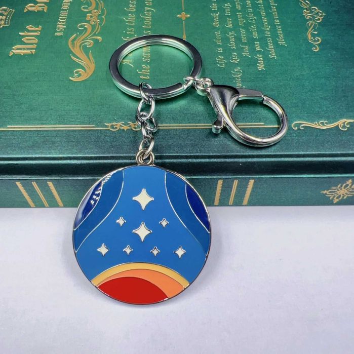 Starfield Емайлиран Ключодържател - "Звездно Небе"