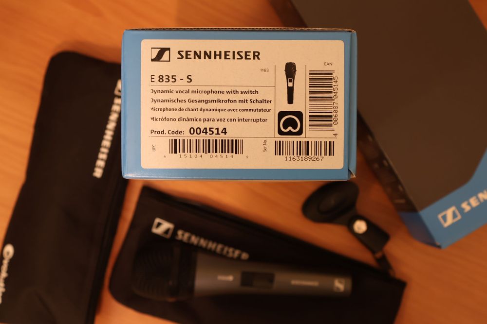 Вокальный Микрофон Sennheiser E 835-S (Новый)