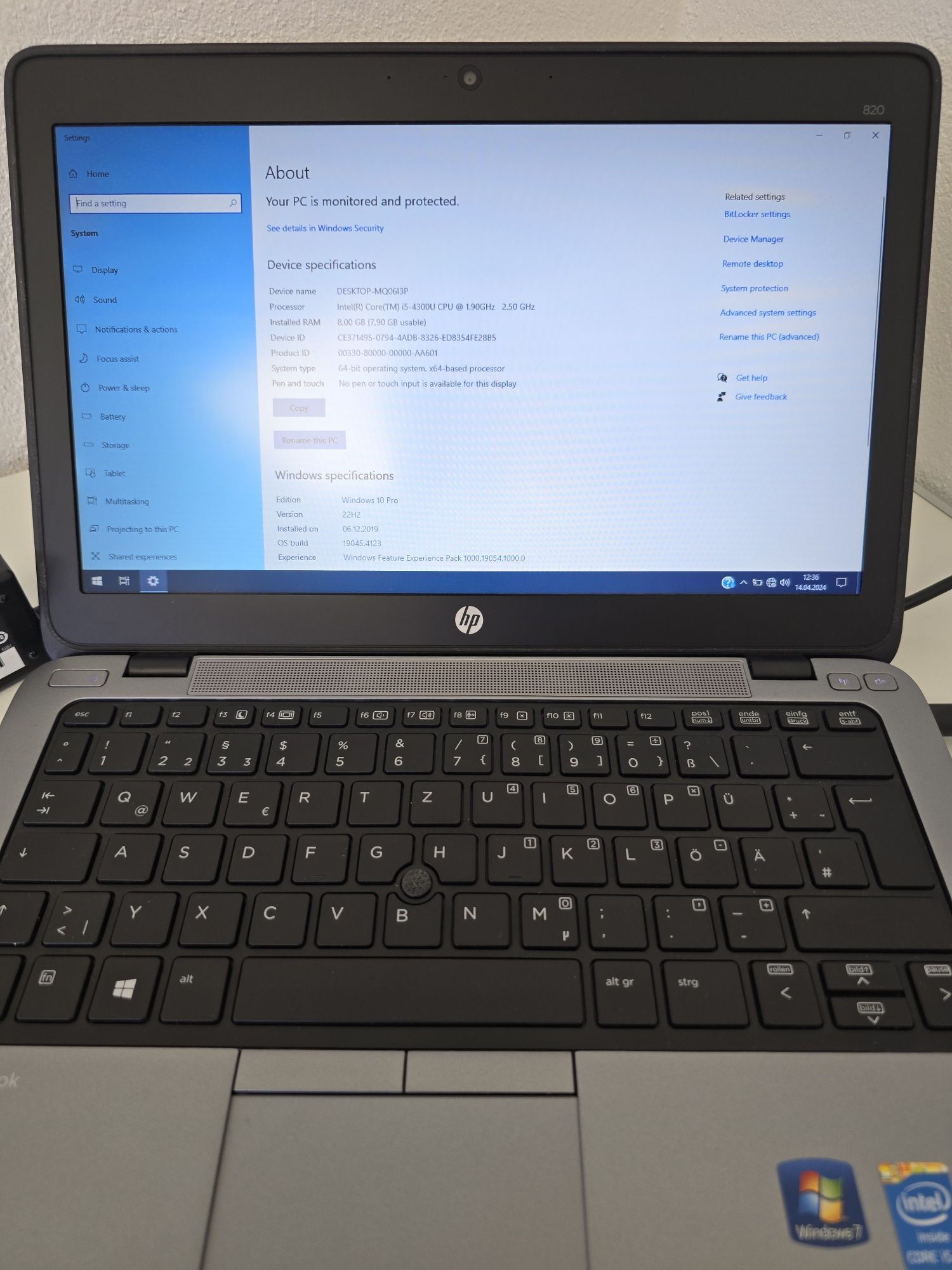 HP Elitebook 820 G1