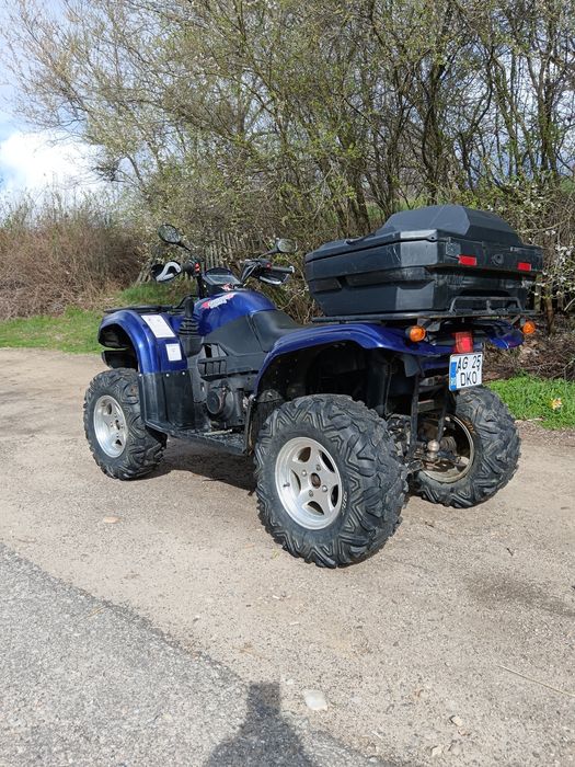 CF Moto 500 L 4x4 numar negru
