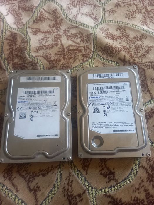 Жёсткие диски для компьютера 512,256. Гигабайт