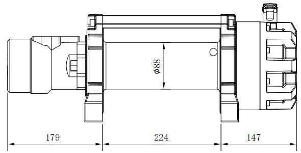 Troliu hidraulic Visoli 20.000 lb (9.080 kg)
