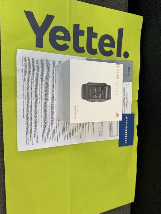ЗАПЕЧАТАН Huawei Watch D Yettel Гаранция 2027 Black