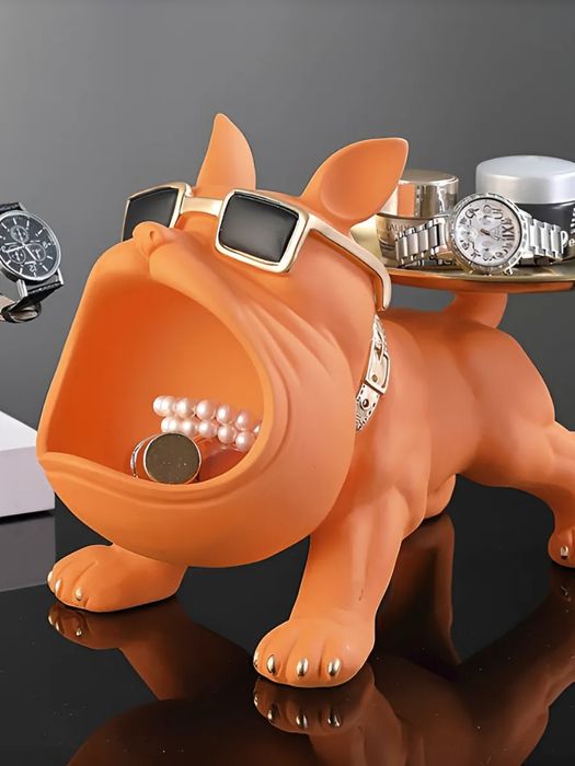 Статуэтка ключница бульдог