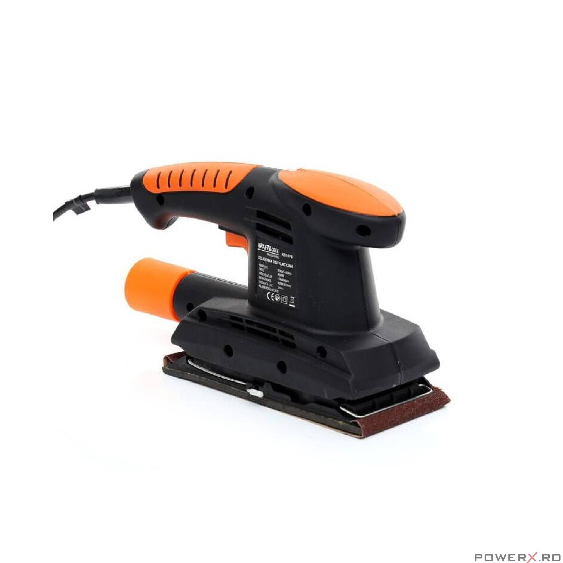 Slefuitor orbital pentru lemn, metal si plastic, cu talpa